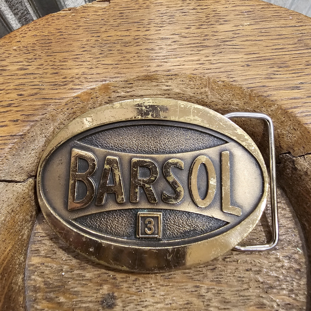 Barsol Brass Belt Buckle